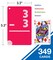 Carson Dellosa 349 Addition, Subtraction, Division, and Multiplication Flash Cards, 4 Sets of Flashcards, Math Games for Kids 8-12, 3rd Grade Mathematics and Up
